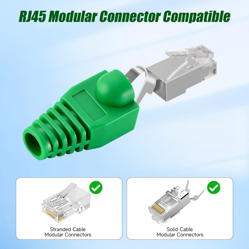 YIOVVOM RJ45 Strain Relief Boots (Green) - Image 4